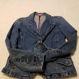 Vintage American Eagle Demin Single button Jacket